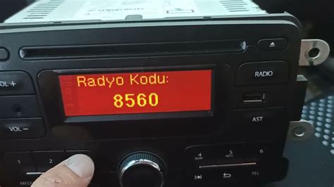 renault symbol radyo kodu onaylama